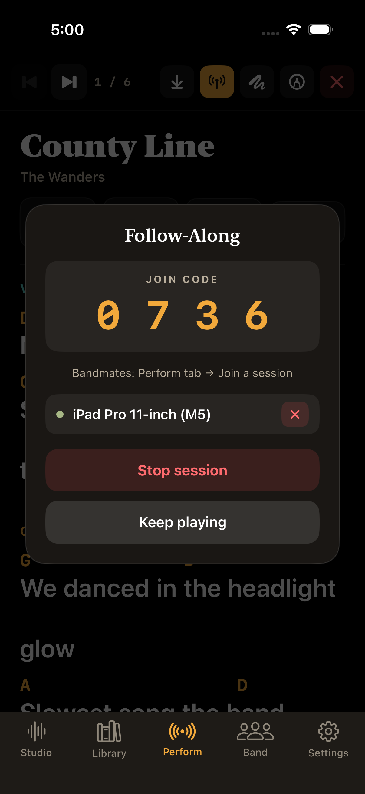 MusicianOS — Follow-Along