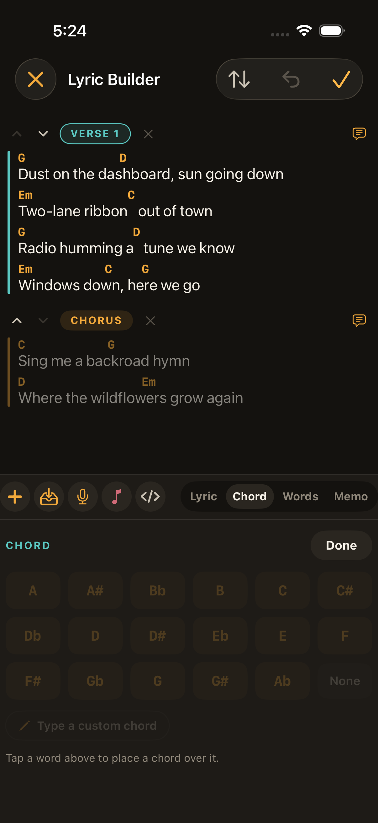 MusicianOS — Hear the chord