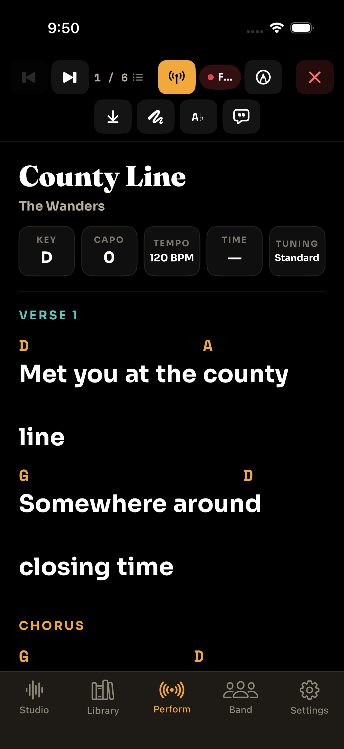 MusicianOS — Crew can follow along too