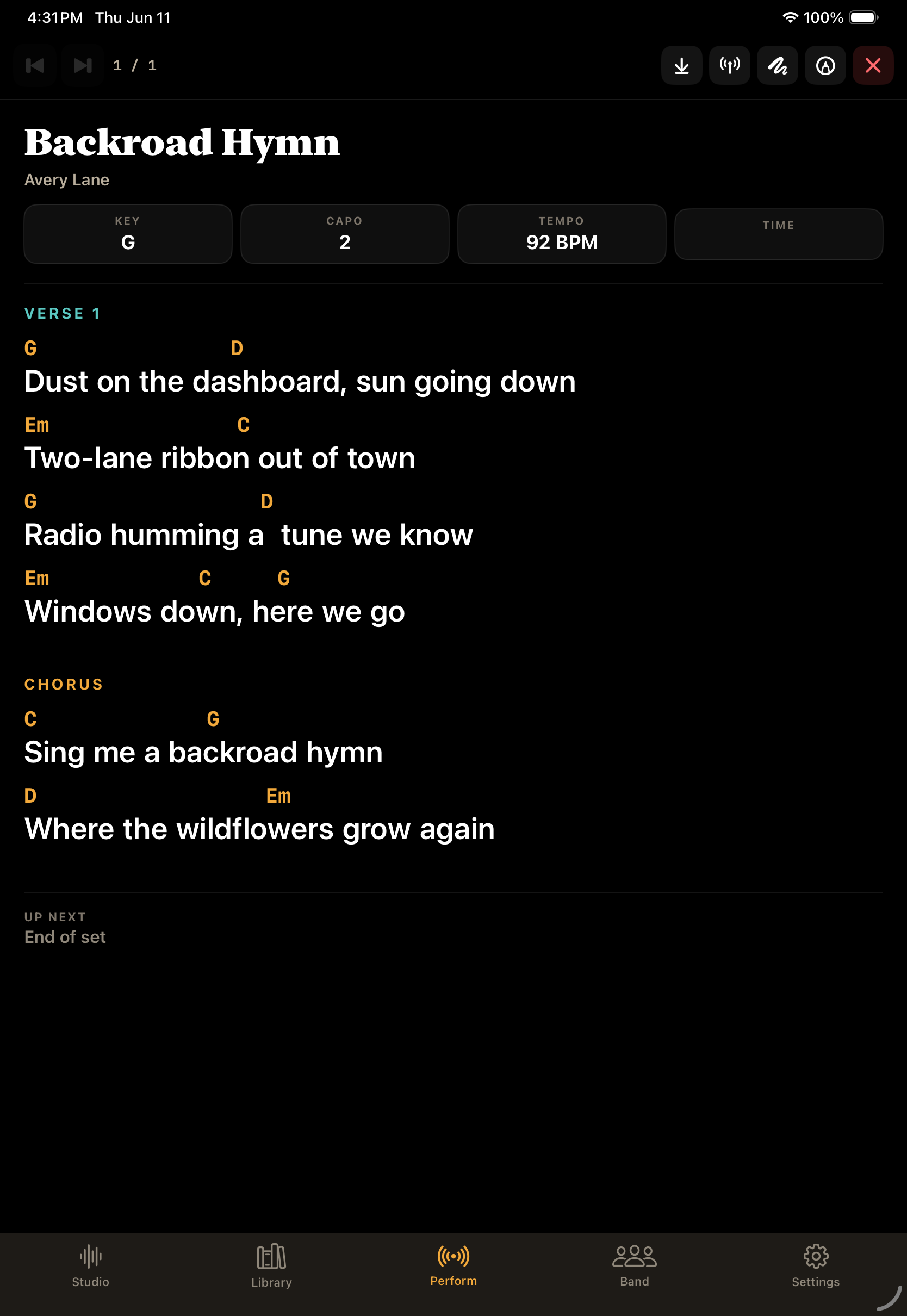 MusicianOS — Perform on iPad